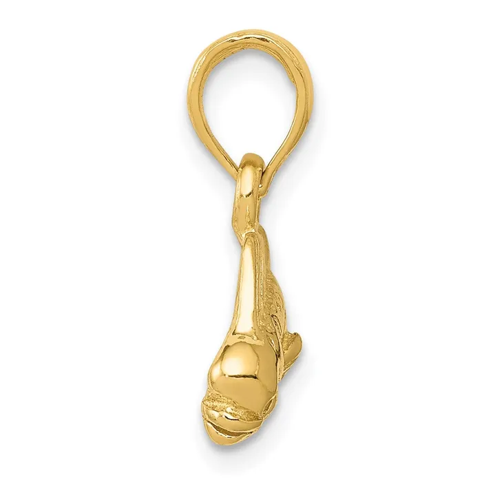 Goldia Necklaces 14k Yellow Gold Mahi Mahi Fish Pendant