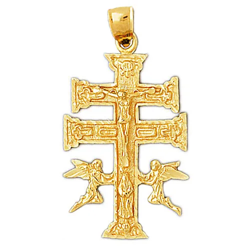 Goldia PreStyled Sets 14K Gold Caravaca Crucifix Pendant