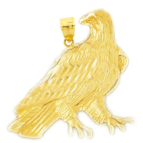 Goldia PreStyled Sets 14K Gold Instinctive Eagle Pendant