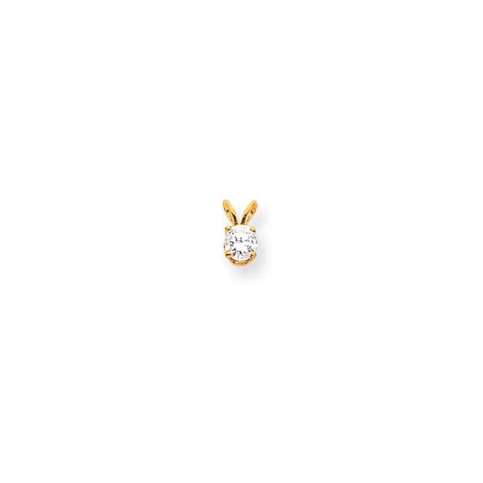 Goldia PreStyled Sets 14K Yellow Gold A Real Diamond pendant