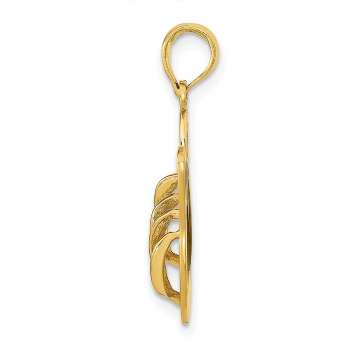 Goldia PreStyled Sets 14k Yellow Gold AVALON Reversible Flip Flops Pendant
