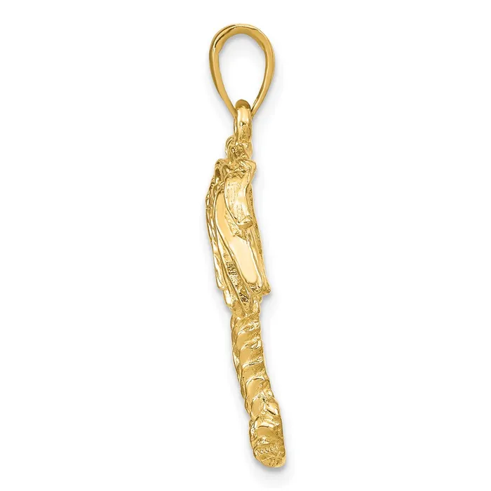 Goldia PreStyled Sets 14k Yellow Gold Double Palm Trees Pendant