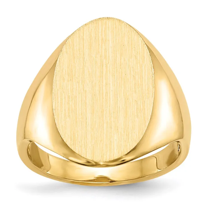 Goldia Rings 10K Yellow Gold Signet Ring