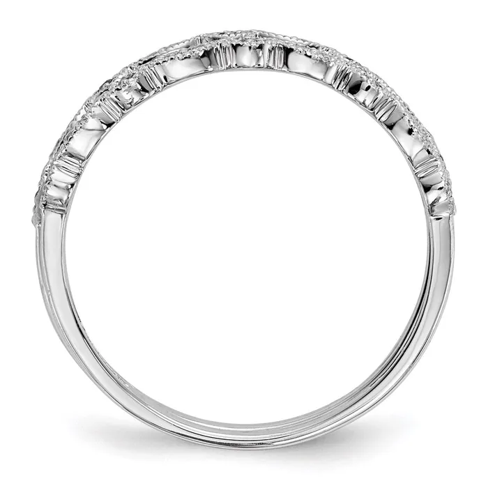 Goldia Rings 14k White Gold Real Diamond u0026 Pink Sapphire Ring