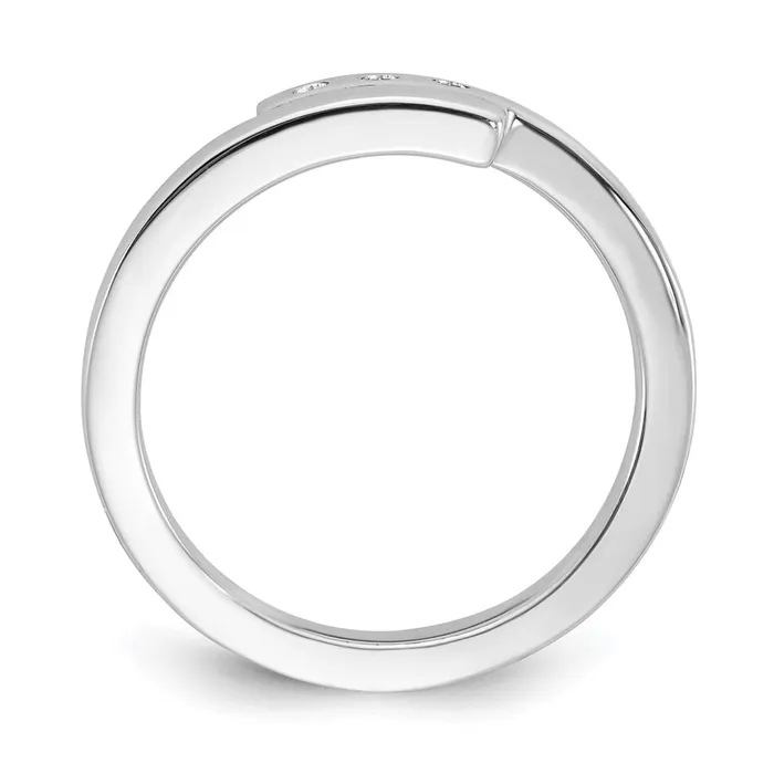 Goldia Rings White Ice Sterling Silver Rhodiumplated Diamond Ring