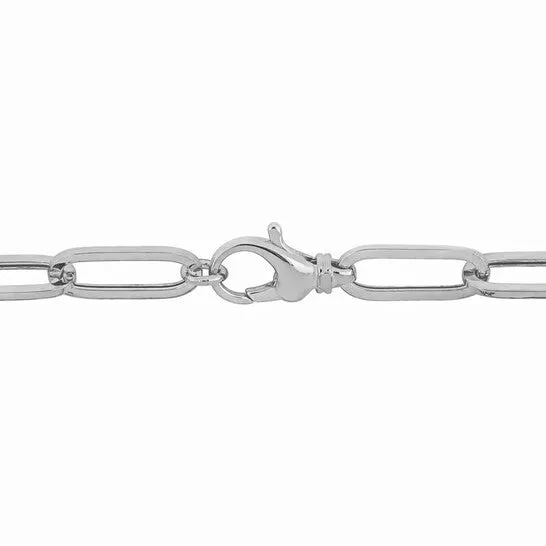 JMS always Bracelets Original AMOUR Oval Link Bracelet In 14K White Gold 7 In