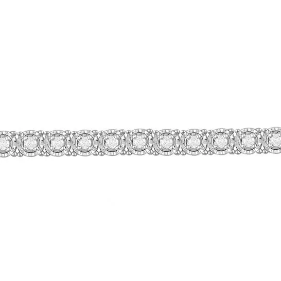 JMS always Bracelets Original Diamond Muse 100 Carat Real Diamond Circle Link Tennis Bracelet J I3 JMS always Bracelets Original Diamond Muse 100 Carat Real Diamond Circle Link Tennis Bracelet J I3