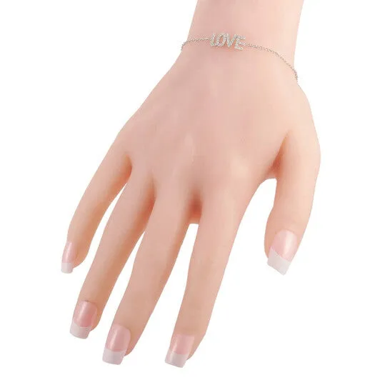 JMS always Bracelets Original LB Exclusive 14K White Gold 030 ct Diamond Love Bracelet JMS always Bracelets Original LB Exclusive 14K White Gold 030 ct Diamond Love Bracelet
