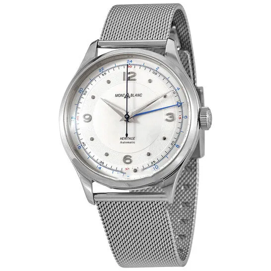 JMS always Bracelets Original Montblanc Heritage GMT Automatic Stainless Steel Mens Watch 119949