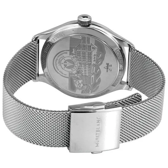 JMS always Bracelets Original Montblanc Heritage GMT Automatic Stainless Steel Mens Watch 119949