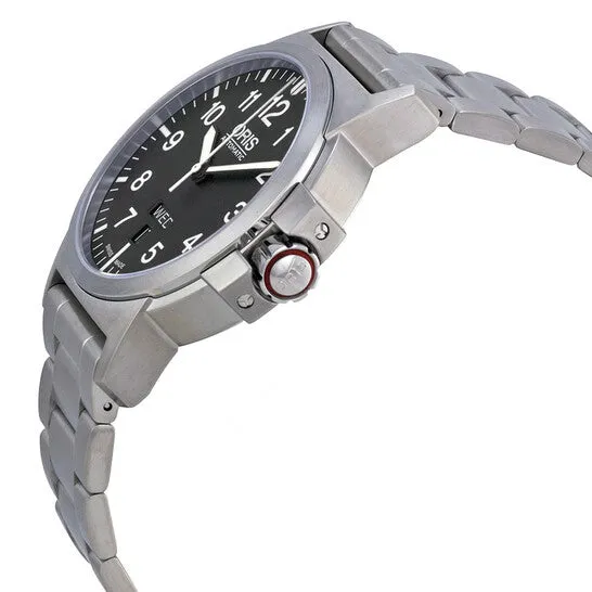 JMS always Bracelets Original Oris BC3 Black Dial Stainless Steel Mens Watch 73576414164MB
