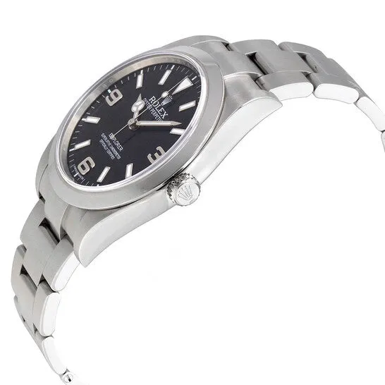 JMS always Bracelets Original PreOwned Rolex Explorer Black Dial Stainless Steel Oyster Bracelet Automatic Mens Watch BKASO JMS always Bracelets Original PreOwned Rolex Explorer Black Dial Stainless Steel Oyster Bracelet Automatic Mens Watch BKASO