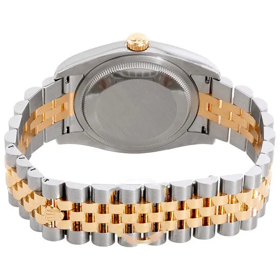 JMS always Bracelets Original Rolex Datejust 36 Blue Dial Stainless Steel and 18K Yellow Gold Jubilee Bracelet Automatic Mens Watch 116203BLSJ
