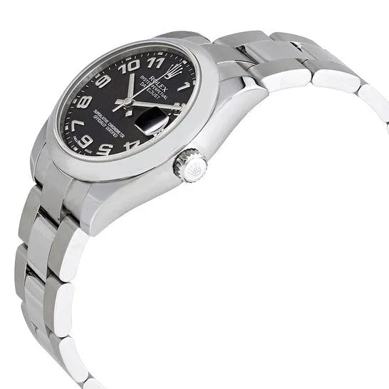 JMS always Bracelets Original Rolex Datejust Lady 31 Black Concentric Dial Stainless Steel Oyster Bracelet Automatic Watch 178240BKCAO