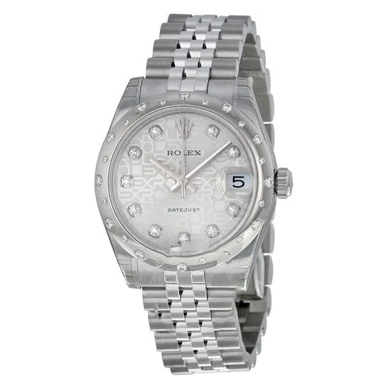 JMS always Bracelets Original Rolex Oyster Perpetual Datejust 31 Silver Dial Stainless Steel Jubilee Bracelet Automatic Ladies Watch 178344SJDJ