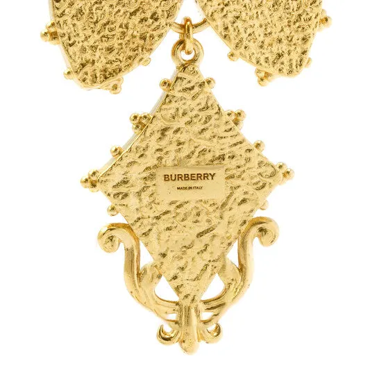 JMS always Earrings Original Burberry Resin And Goldplated Regal Butterly Drop Earrings