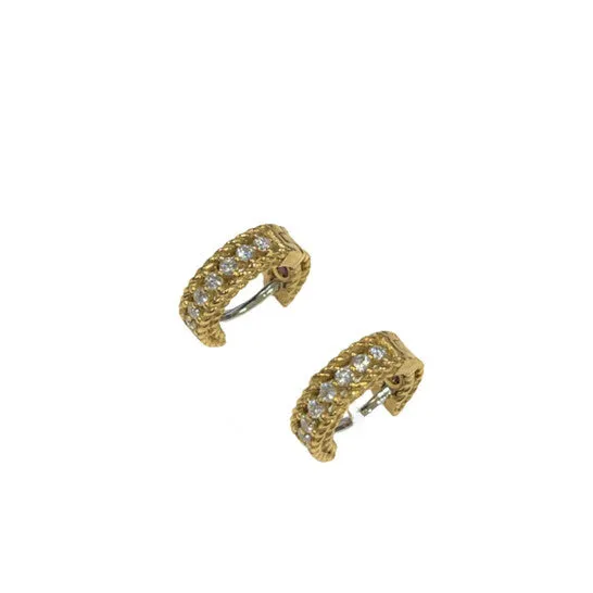 JMS always Earrings Original Roberto Coin 18k Symphony Princess Earrings 26 CTTW