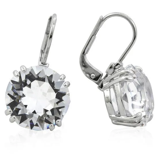 JMS always Earrings Original Swarovski Ladies Millenia Round Cut Drop Earrings