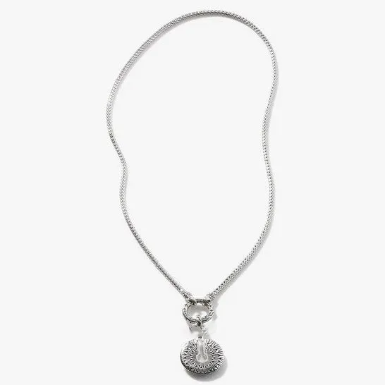 JMS always Necklaces Original John Hardy Classic Chain Radial Amulet Connector Pendant Necklace Nb900625x18