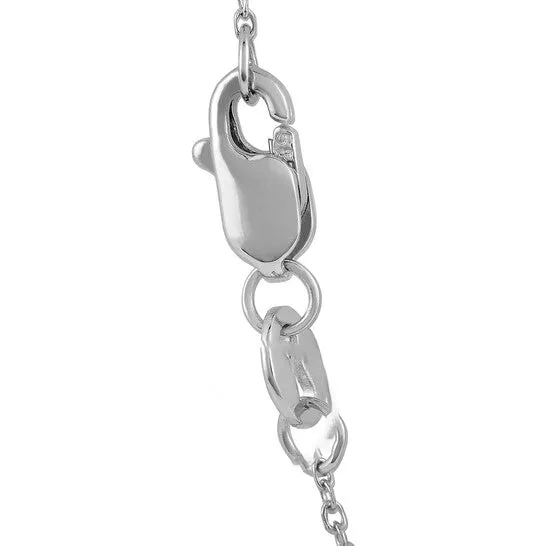 JMS always Necklaces Original LB Exclusive 14K White Gold 010 ct Diamond Pendant Necklace