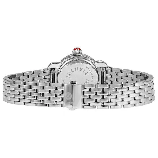 JMS always Necklaces Original Michele CSX26 Diamond Mother of Pearl Dial Stainless Steel Ladies Watch MWW03A000230