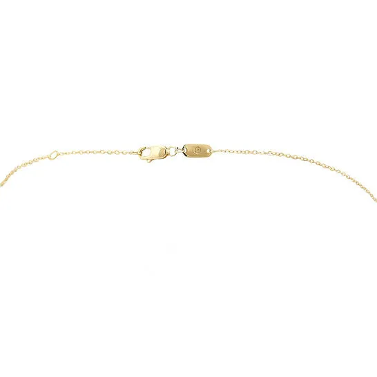 JMS always Necklaces Original Picasso And Co Ladies 18k Yellow Gold 005 Ct Pear Cut Diamond Pendant