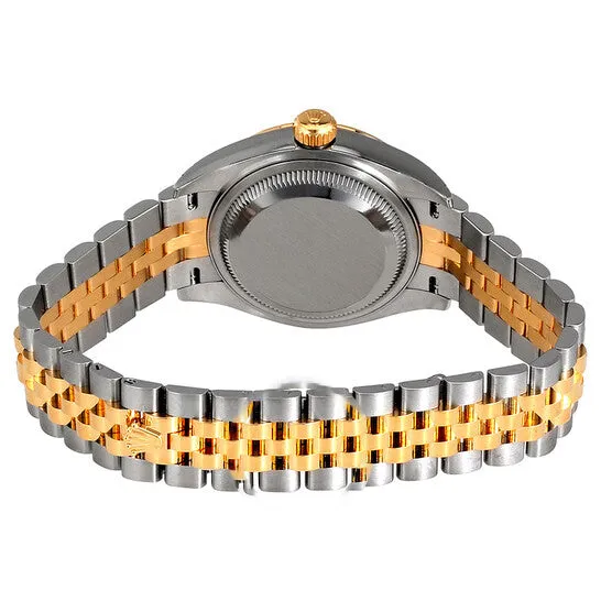 JMS always Necklaces Original Rolex Lady Datejust Mother of Pearl Diamond Steel and 18K Yellow Gold Jubilee Watch 279163MDJ