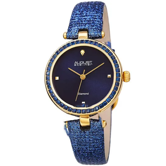 JMS always Original August Steiner Quartz Blue Dial Ladies Watch AS8280BU Watches