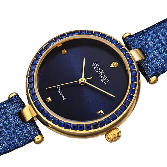 JMS always Original August Steiner Quartz Blue Dial Ladies Watch AS8280BU Watches