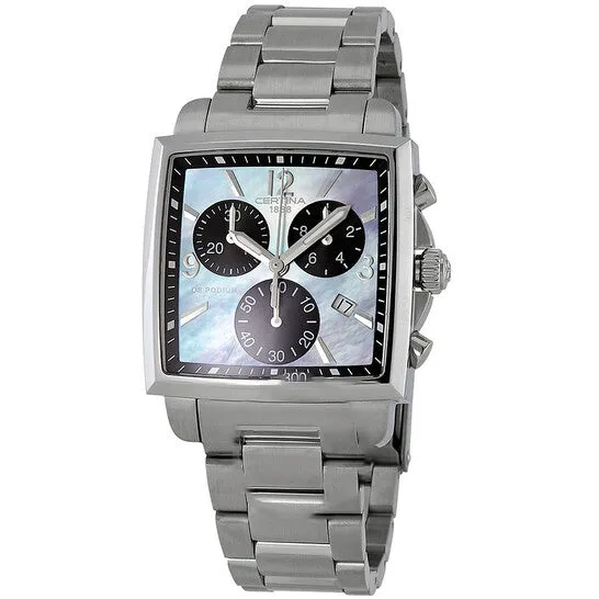 JMS always Original Certina DS Podium Chronograph Mother of Pearl Dial Ladies Watch C0013171112700 Watches