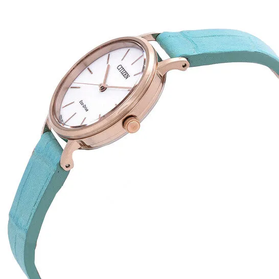 JMS always Original Citizen EcoDrive White Dial Ladies Watch EM057736A Watches