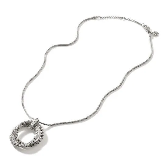 JMS always Original John Hardy Classic Chain Interlink Pendant Necklace NB900997 Necklaces