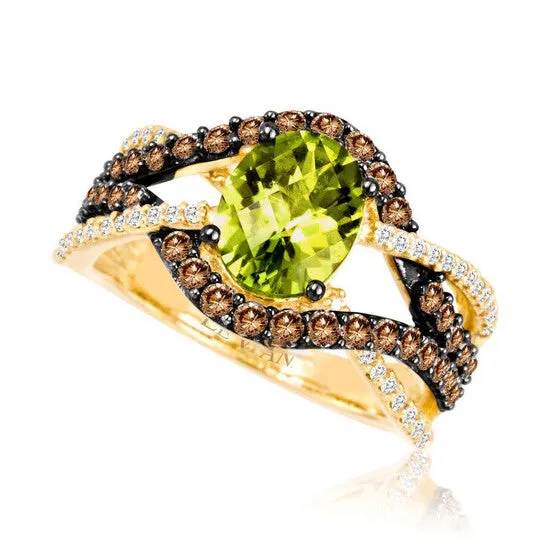 JMS always Original Le Vian Ladies Semi Precious Fashion Ring in 14k Honey Gold Rings