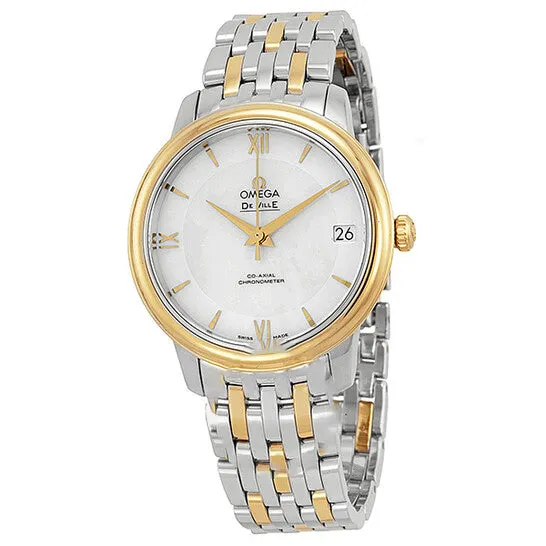 JMS always Original Omega DeVille Prestige Mother of Pearl Dial Steel and Yellow Gold Ladies Watch 42420332005001 Necklaces