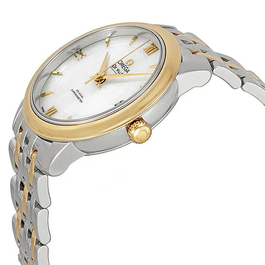 JMS always Original Omega DeVille Prestige Mother of Pearl Dial Steel and Yellow Gold Ladies Watch 42420332005001 Necklaces