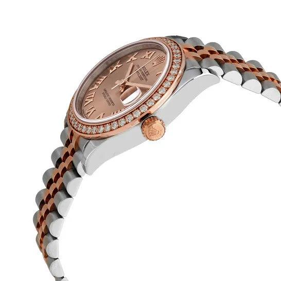 JMS always Original Rolex Datejust Rose Dial Automatic Ladies Steel and Everose Gold Jubilee Watch 278381PRJ Earrings