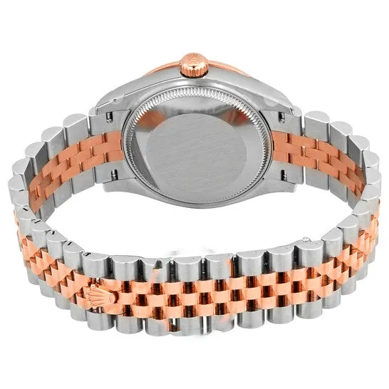 JMS always Original Rolex Datejust Rose Dial Automatic Ladies Steel and Everose Gold Jubilee Watch 278381PRJ Earrings