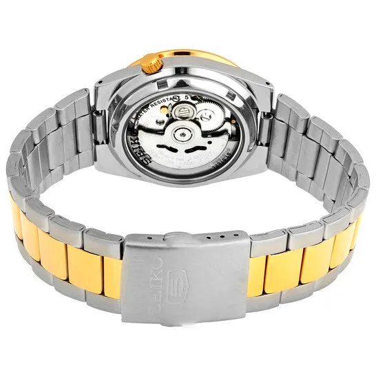 JMS always Original Seiko Automatic White Dial Twotone Ladies Watch SNKE04 Rings