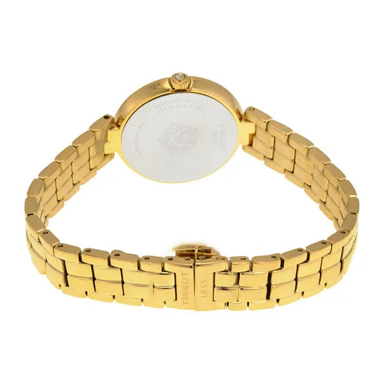 JMS always Original Tissot Flamingo White Mother of Pearl Dial Ladies Watch T0942103311100 Watches
