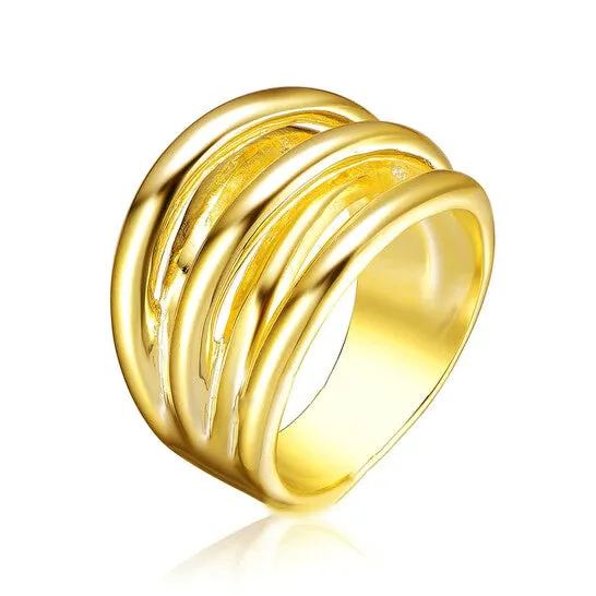 JMS always Rings Original Rachel Glauber Gold Plated Modern Ring