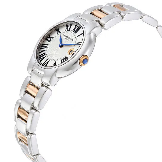 JMS always Rings Original Raymond Weil Jasmine Silver Dial Twotone Ladies Watch 5229S500659