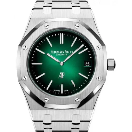 JMS always Watches Original Audemars Piguet Royal Oak Jumbo Extrathin Watch 15202PTOO1240PT01