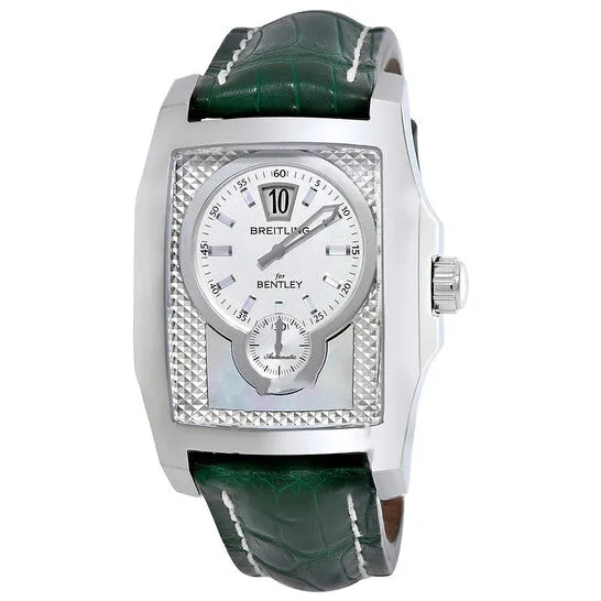 JMS always Watches Original Breitling Bentley Flying B Green Leather Mens Watch A2836212A633GRCT