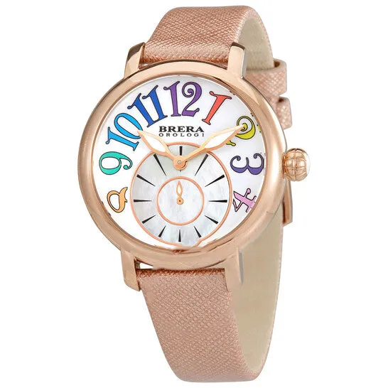 JMS always Watches Original Brera Orologi Valentina Modern Quartz White Dial Ladies Watch BRVAMO3802RGDSAF
