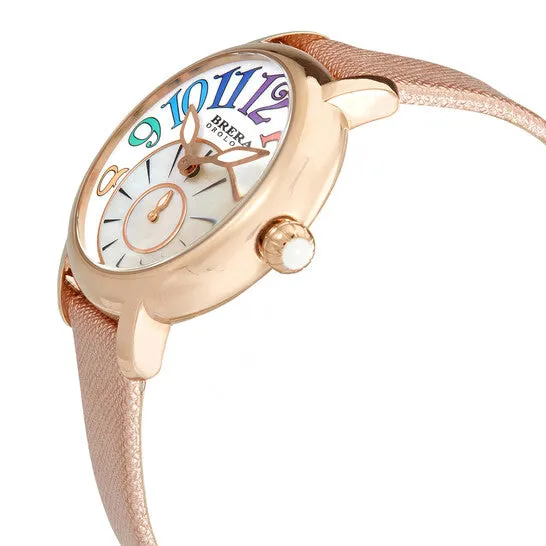 JMS always Watches Original Brera Orologi Valentina Modern Quartz White Dial Ladies Watch BRVAMO3802RGDSAF