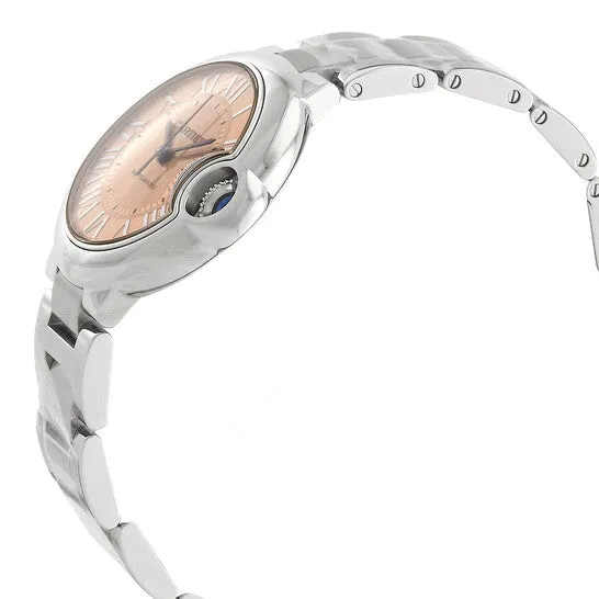 JMS always Watches Original Cartier Ballon Bleu Automatic Pink Dial Unisex Watch WSBB0046