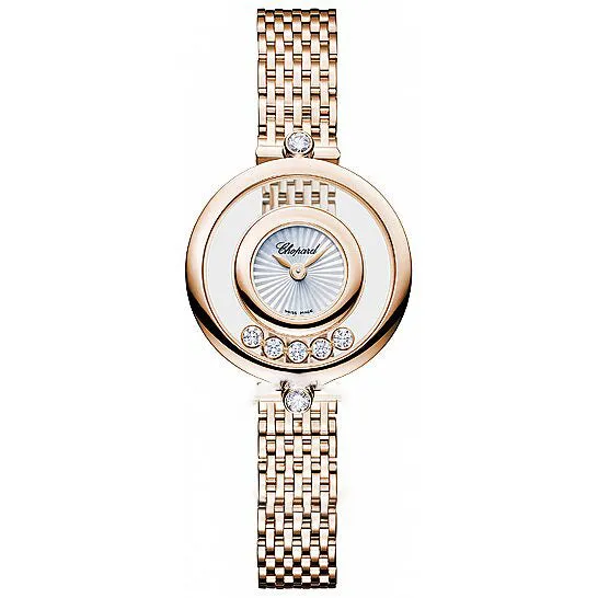 JMS always Watches Original Chopard Happy Diamonds Mother of Pearl Dial Ladies Watch 2094165001