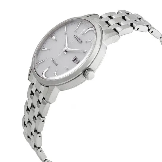 JMS always Watches Original Citizen EcoDrive Silver Dial Watch BM746088H