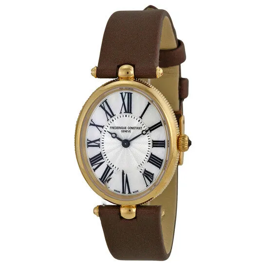 JMS always Watches Original Frederique Constant Art Deco Yellow Goldplated Ladies Watch FC200MPW2V5