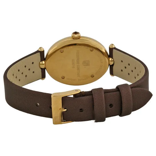 JMS always Watches Original Frederique Constant Art Deco Yellow Goldplated Ladies Watch FC200MPW2V5
